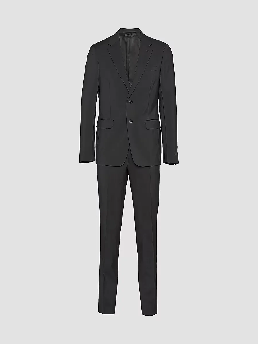 Single Breasted Wool and Mohair Suit