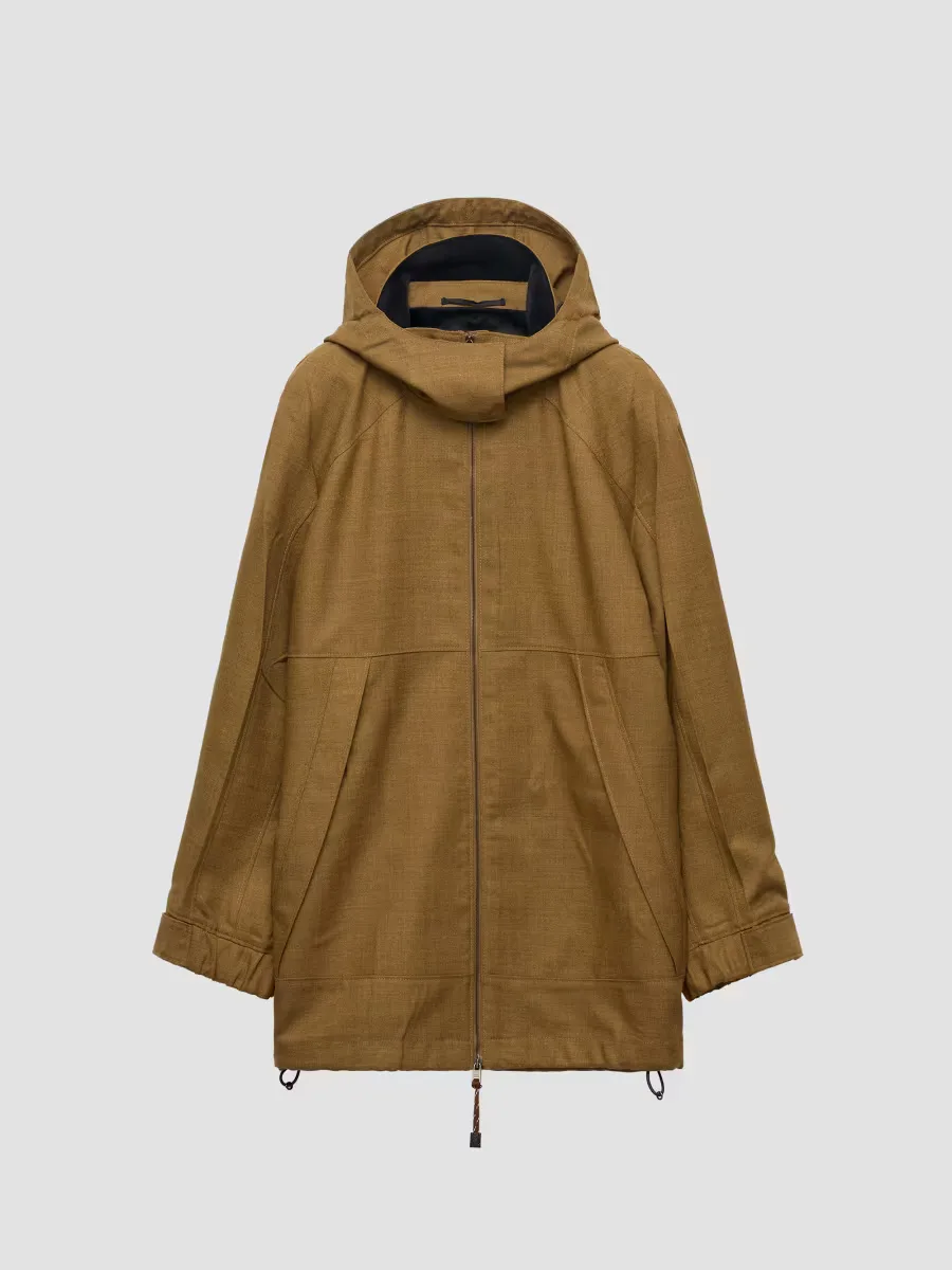 Melange Hopsack Wool Jacket by Prada