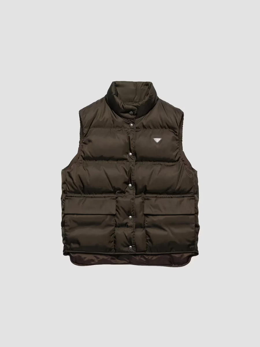 Nylon Down Vest by Prada
