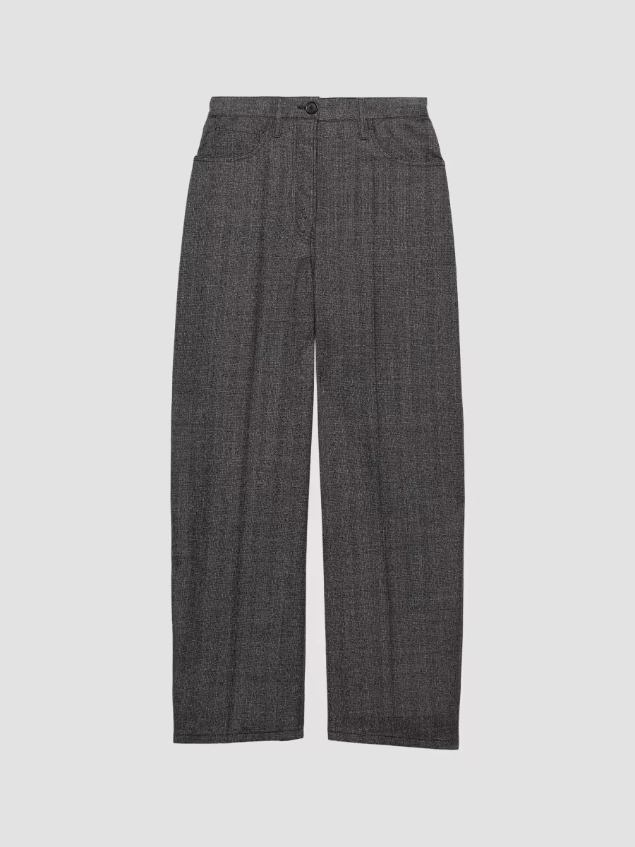 Moulin Wool Pants by Prada