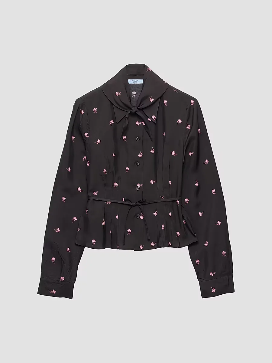 Washed Silk Shirt by Prada