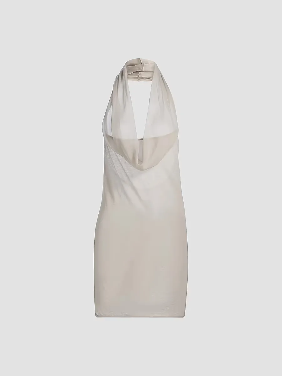 Temple Sunburn Halter Top by Rick Owens