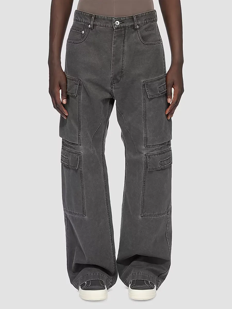 Drkshdw by Rick Owens Denim Cargo Jeans by Rick Owens