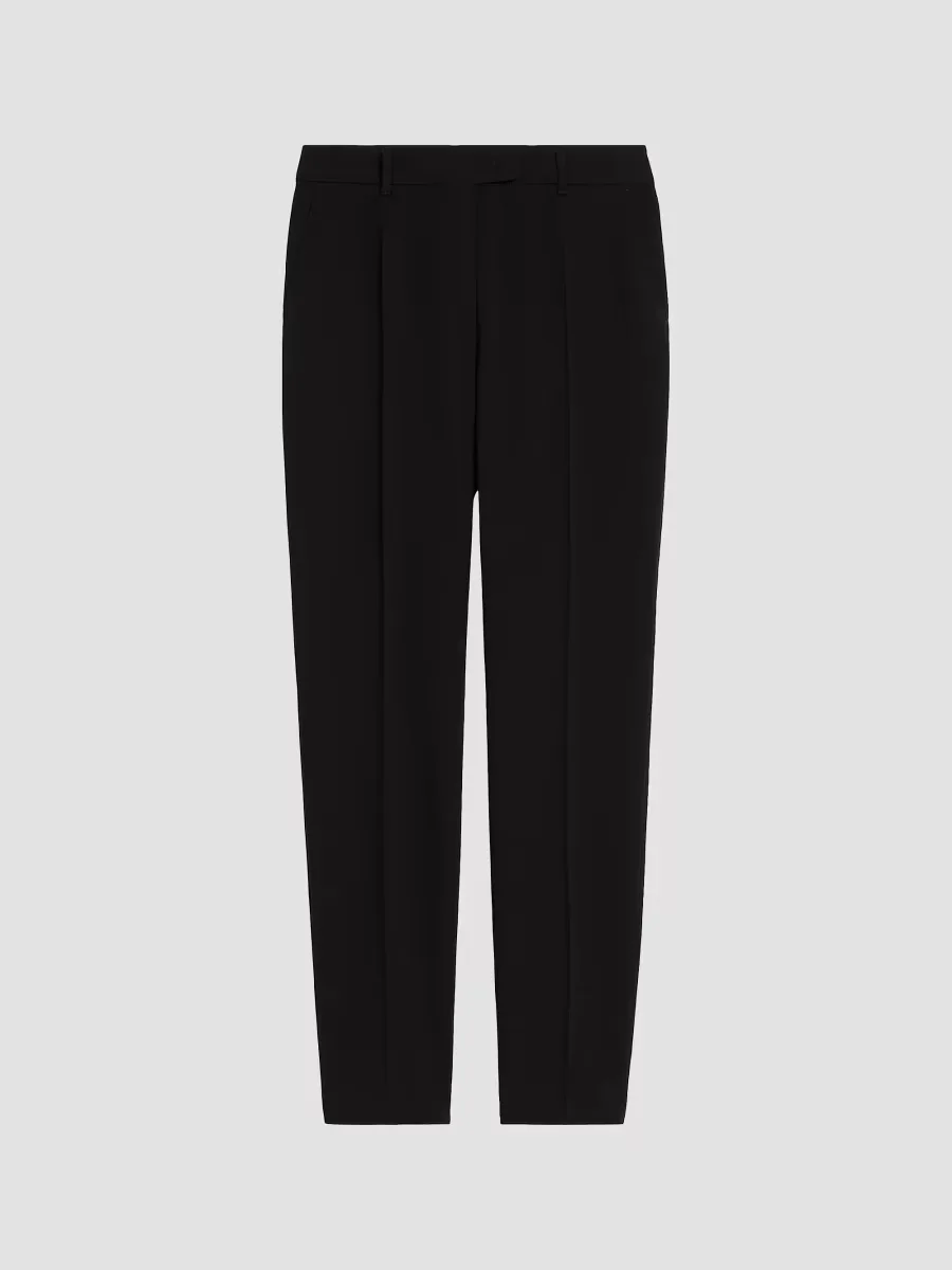 Straight Fit Cady Trousers