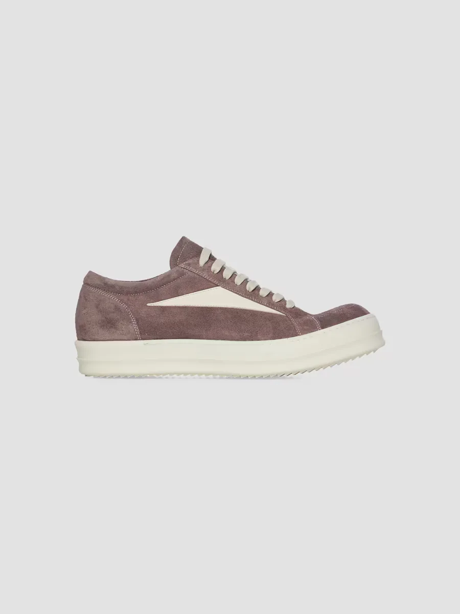 Suede & Leather Low-Top Sneakers by Rick Owens