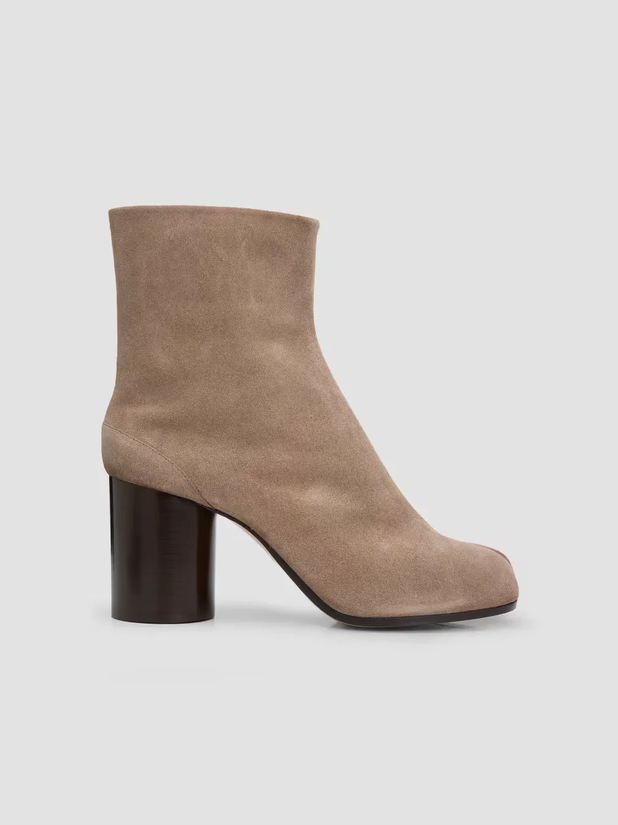 Tabi 80MM Suede Ankle Boots by Maison Margiela