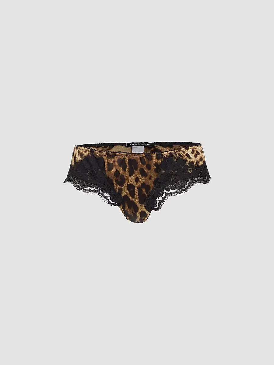 Lace & Silk-Blend Briefs by Dolce & Gabbana