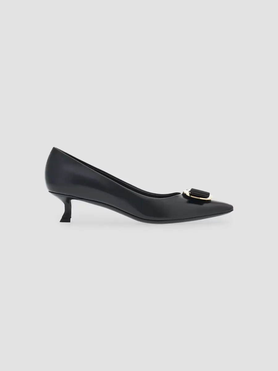 Zelma 40MM Leather Pumps by Ferragamo