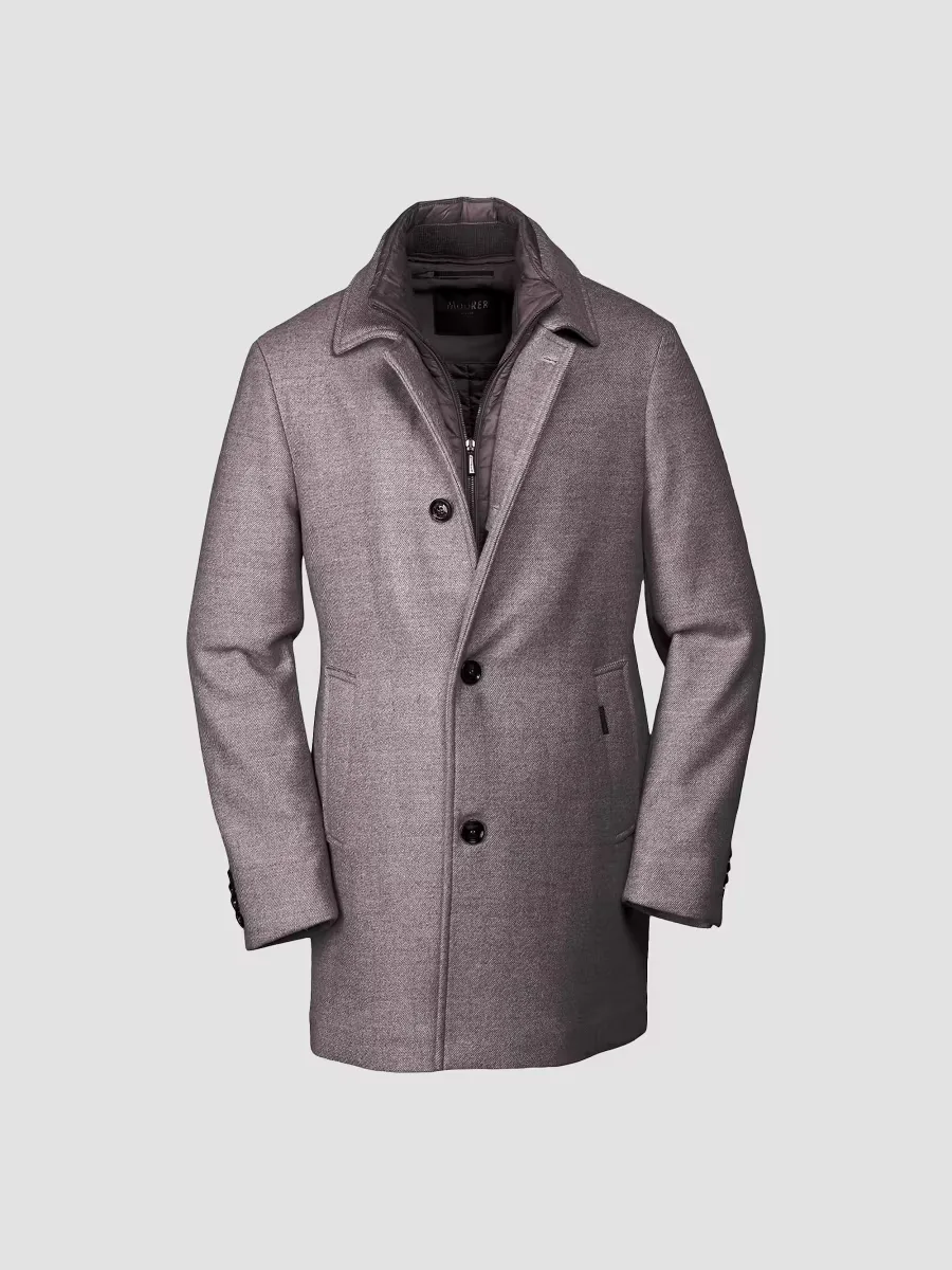 Monferrato Wool Layered Topcoat by Moorer