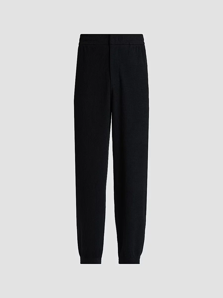 Emporio Armani Textured Jersey Jogger Pants by Armani