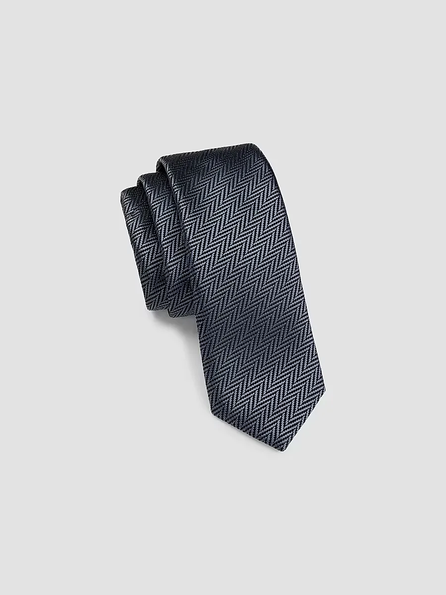 Giorgio Armani Woven-Effect Silk Jacquard Tie