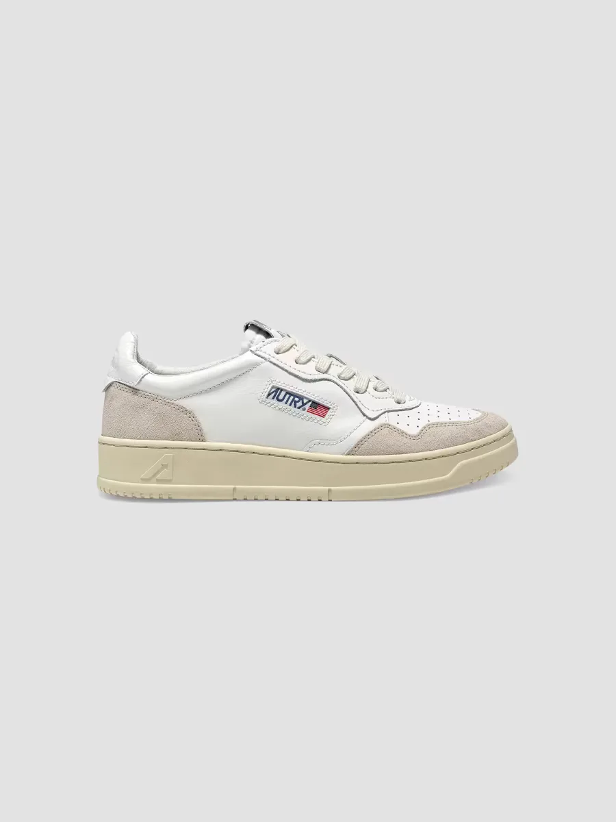 Medalist Leather & Suede Low-Top Sneakers