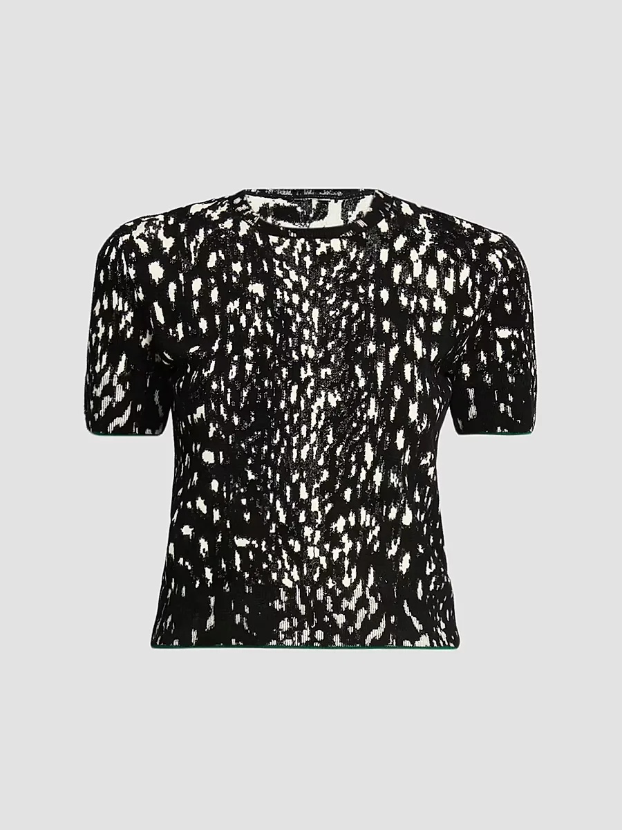 Printed Crewneck Top by Tom Ford