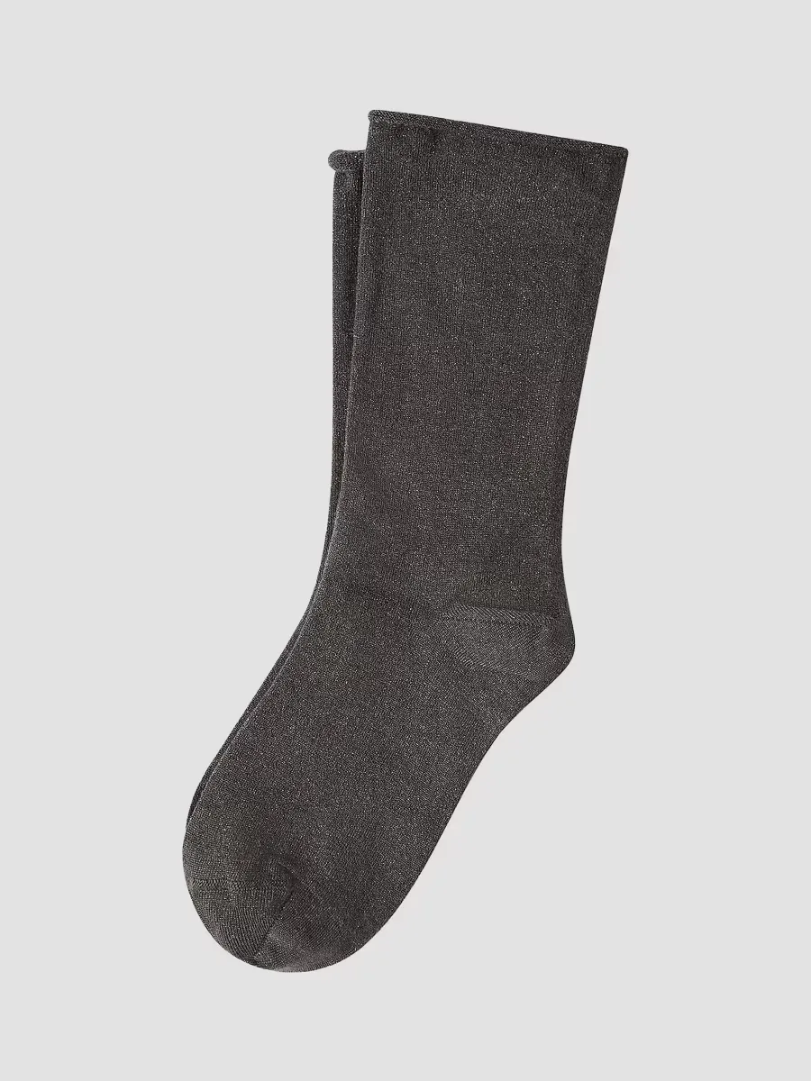 Cashmere and Silk Sparkling Knit Socks by Brunello Cucinelli