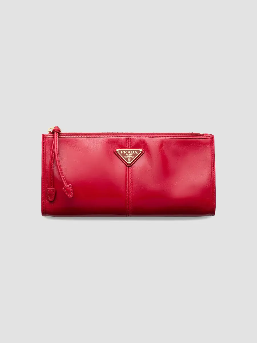 Leather Pouch by Prada