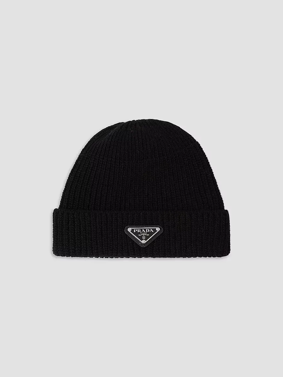 Wool and Cashmere Beanie by Prada