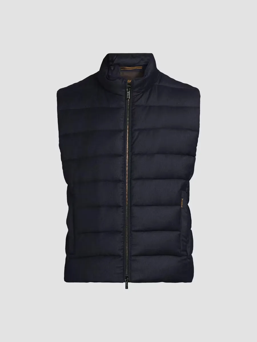 Oliver Wool-Cashmere Vest by Moorer