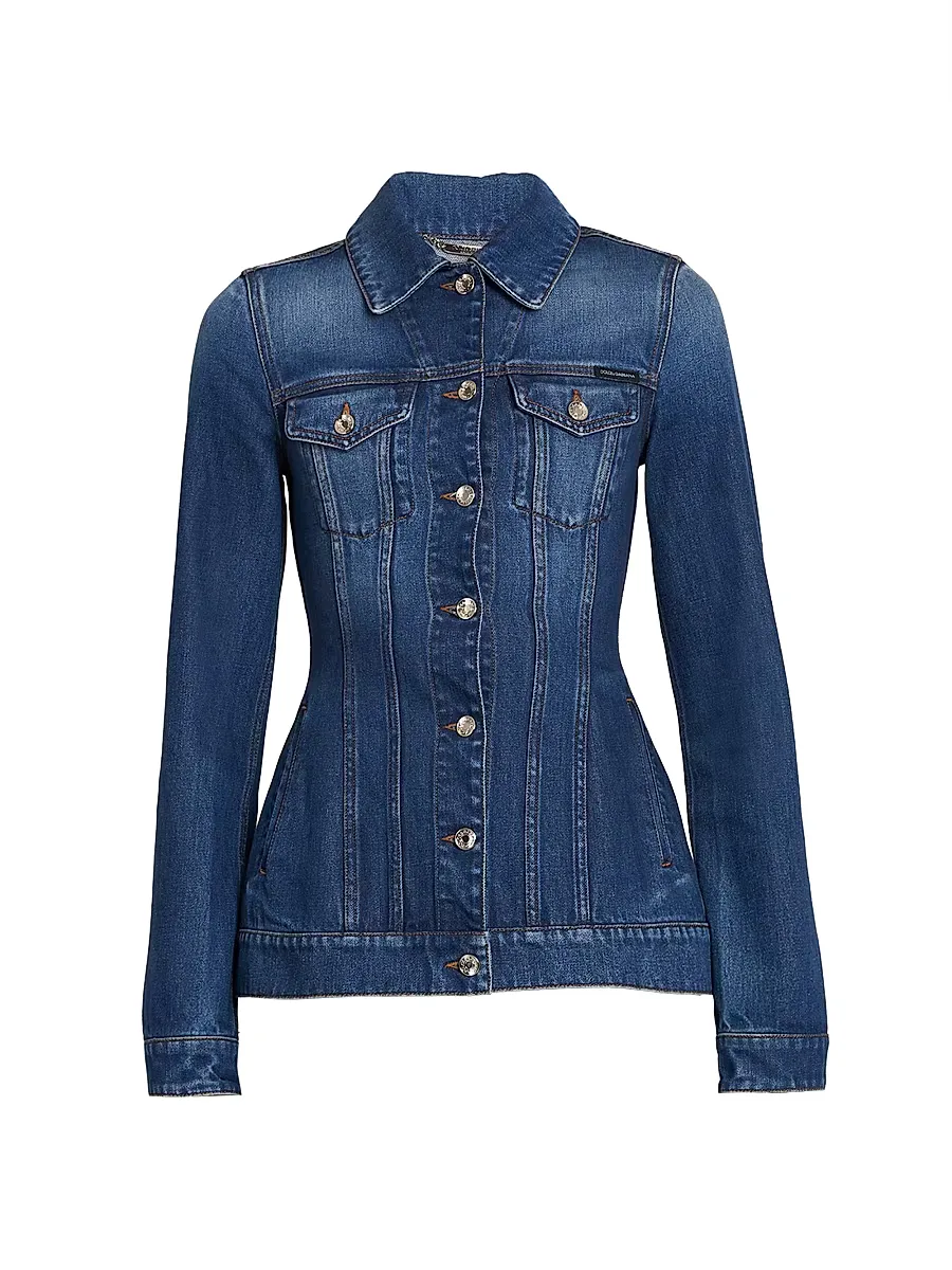 Blouson Denim Shirt by Dolce & Gabbana