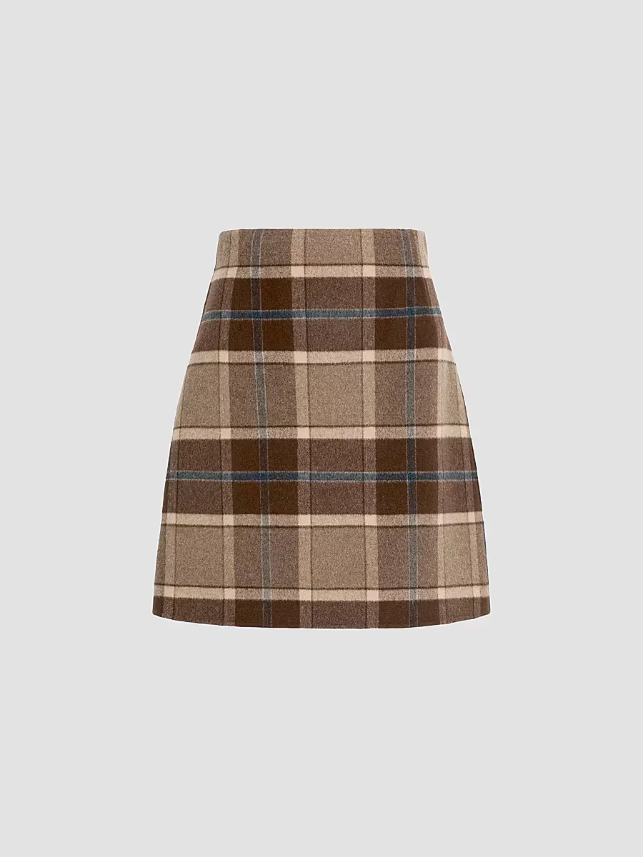 Weekend Max Mara Double Wool Broadcloth Skirt