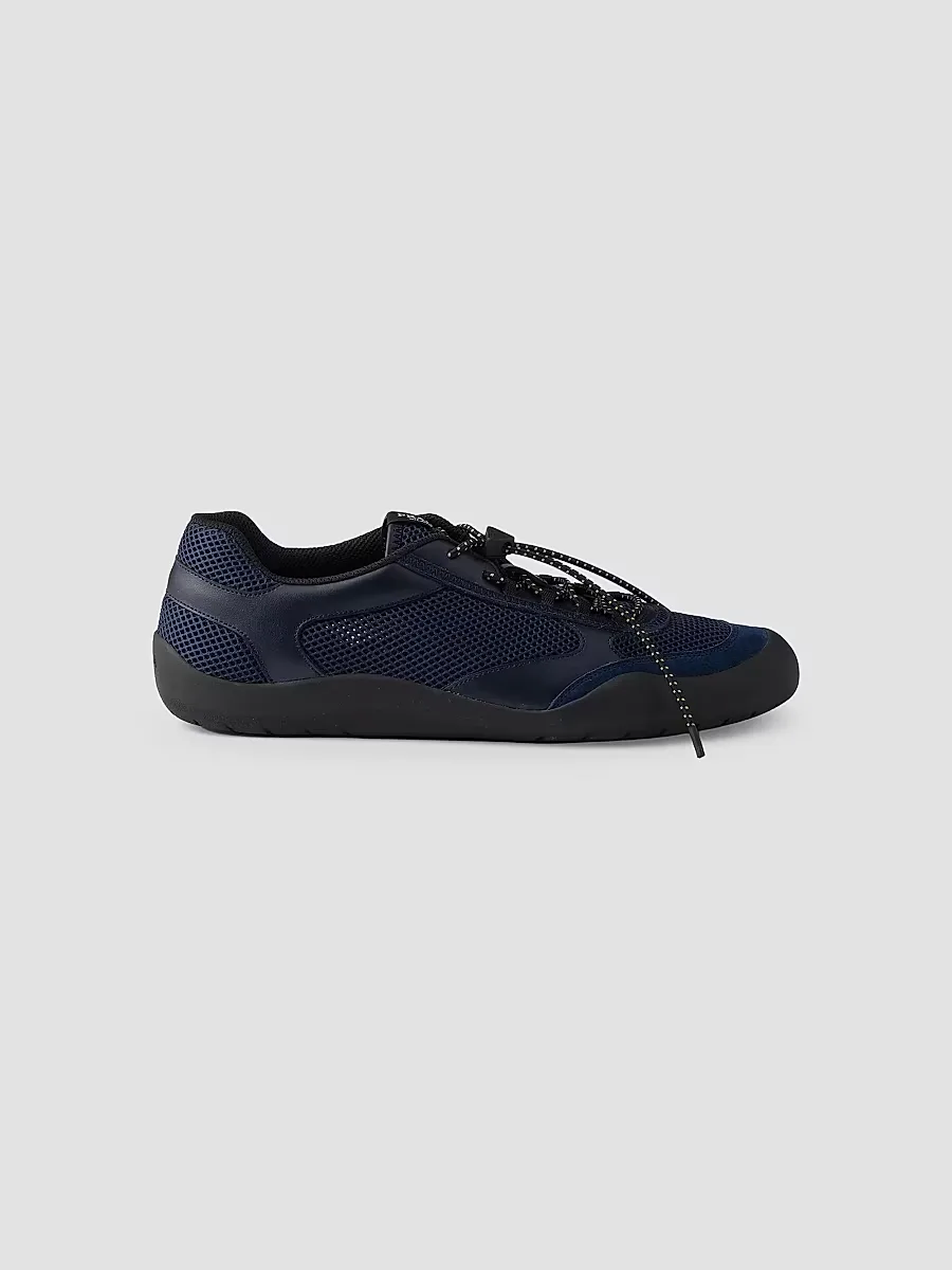 Speedrock Leather and Mesh Fabric Sneakers
