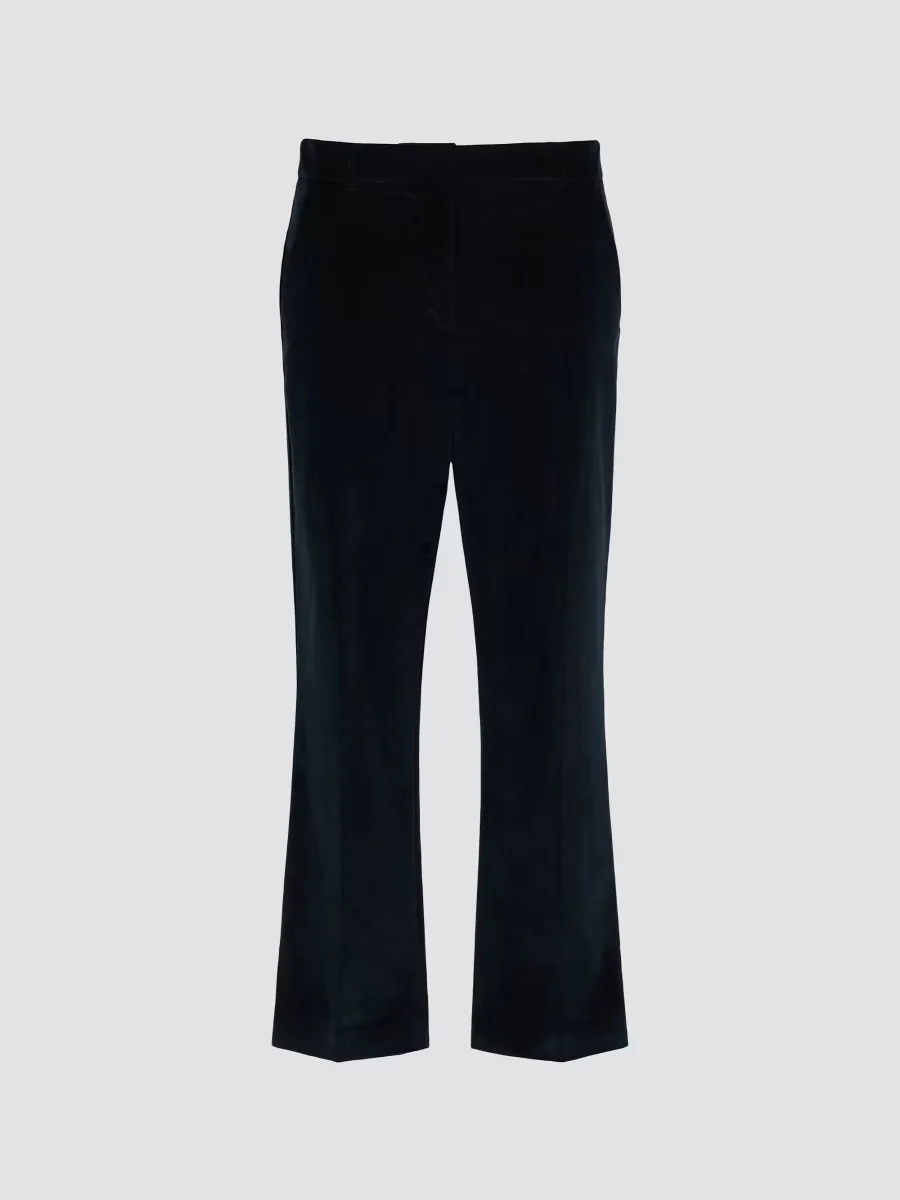 Weekend Max Mara Cotton Velvet Cropped Trousers by Max Mara