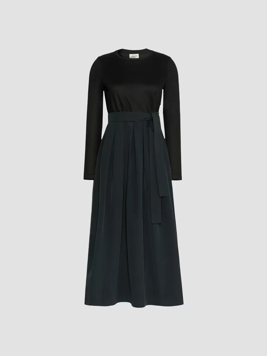 Weekend Max Mara Jacquard Jersey and Taffeta Dress by Max Mara