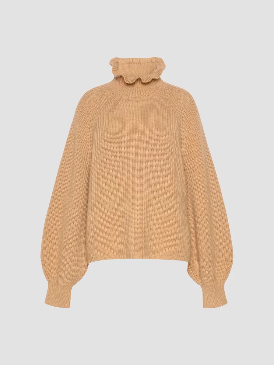 Relaxed Cut Wool and Cashmere Sweater by Max Mara
