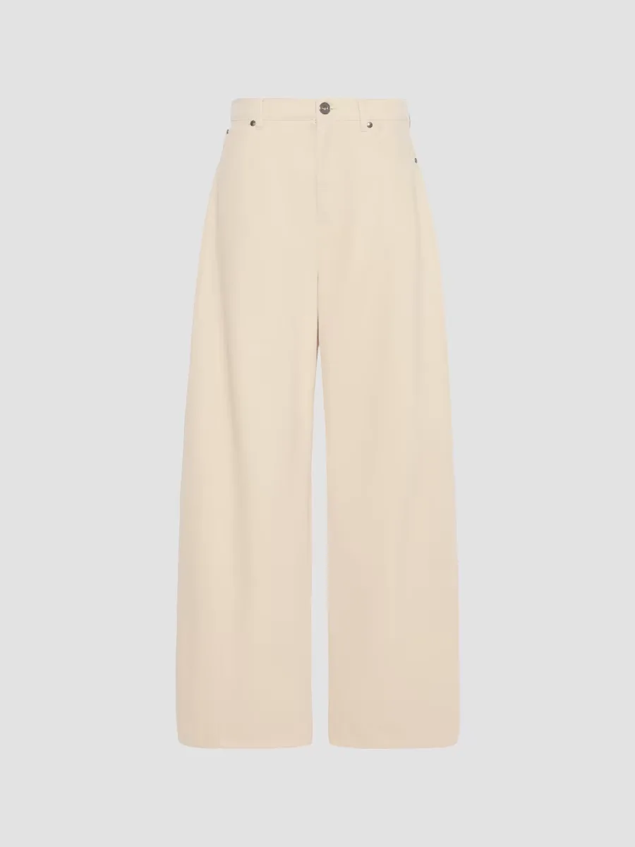 Weekend Max Mara Cotton Drill Jeans by Max Mara