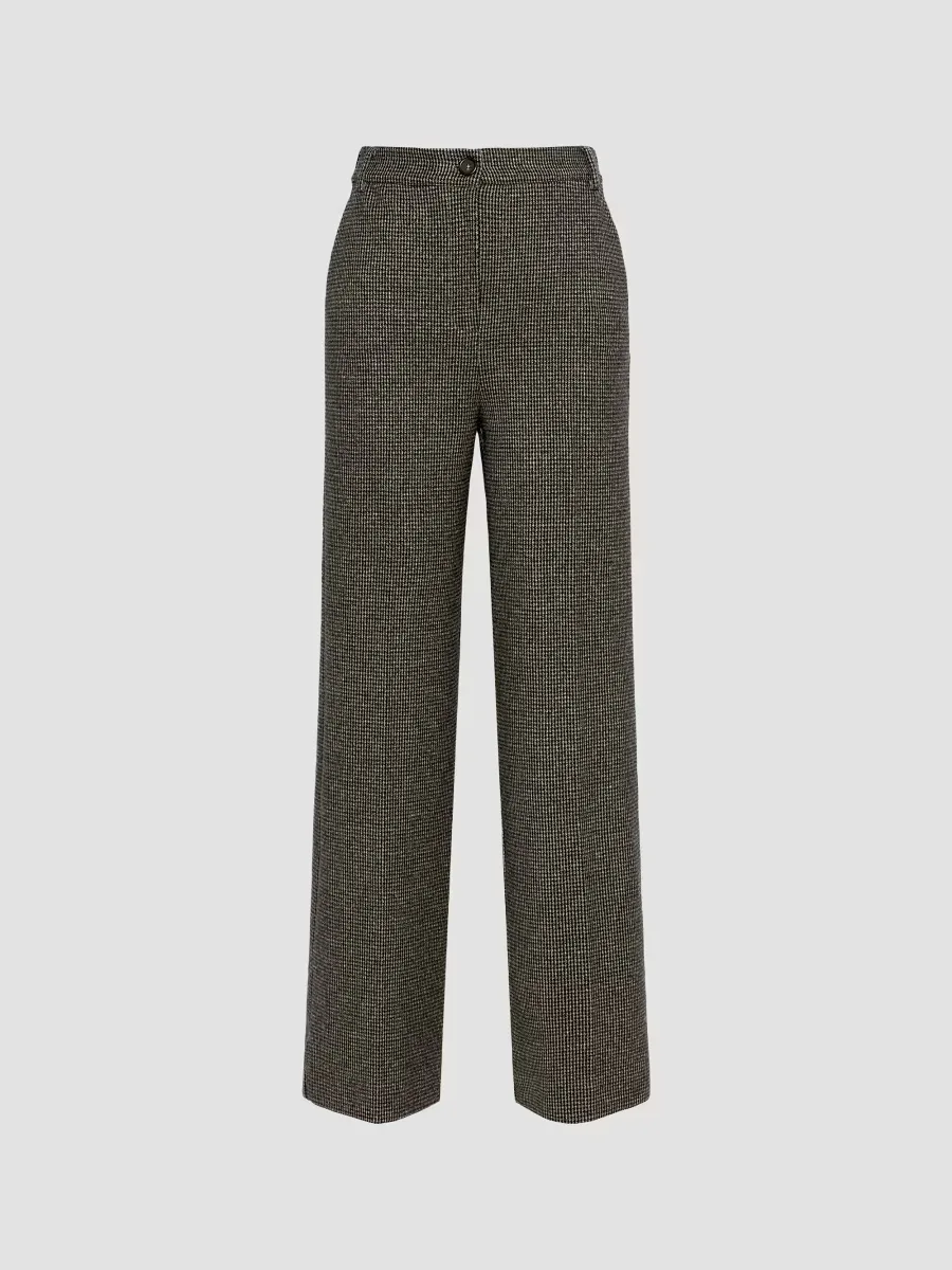Weekend Max Mara Micro Jacquard Jersey Trousers by Max Mara