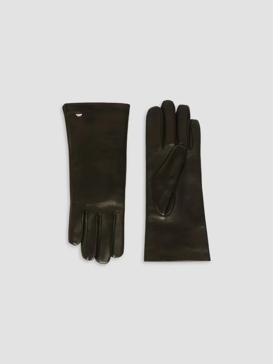 Weekend Max Mara Short Nappa Leather Gloves by Max Mara