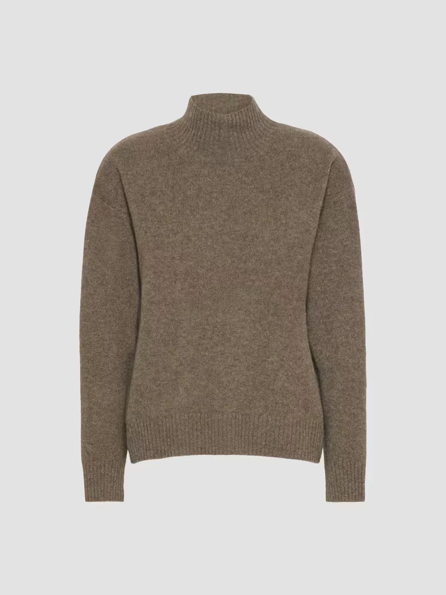 Yak Yarn Polo Neck Sweater by Max Mara