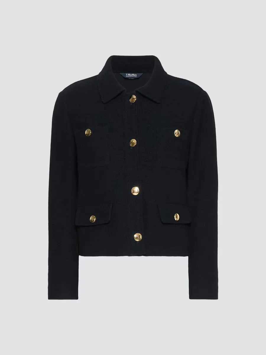 Boucle Look Jersey Jacket by Max Mara