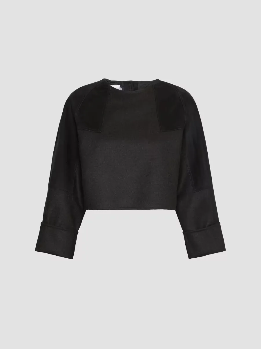 Wool Flannel Blouse by Max Mara
