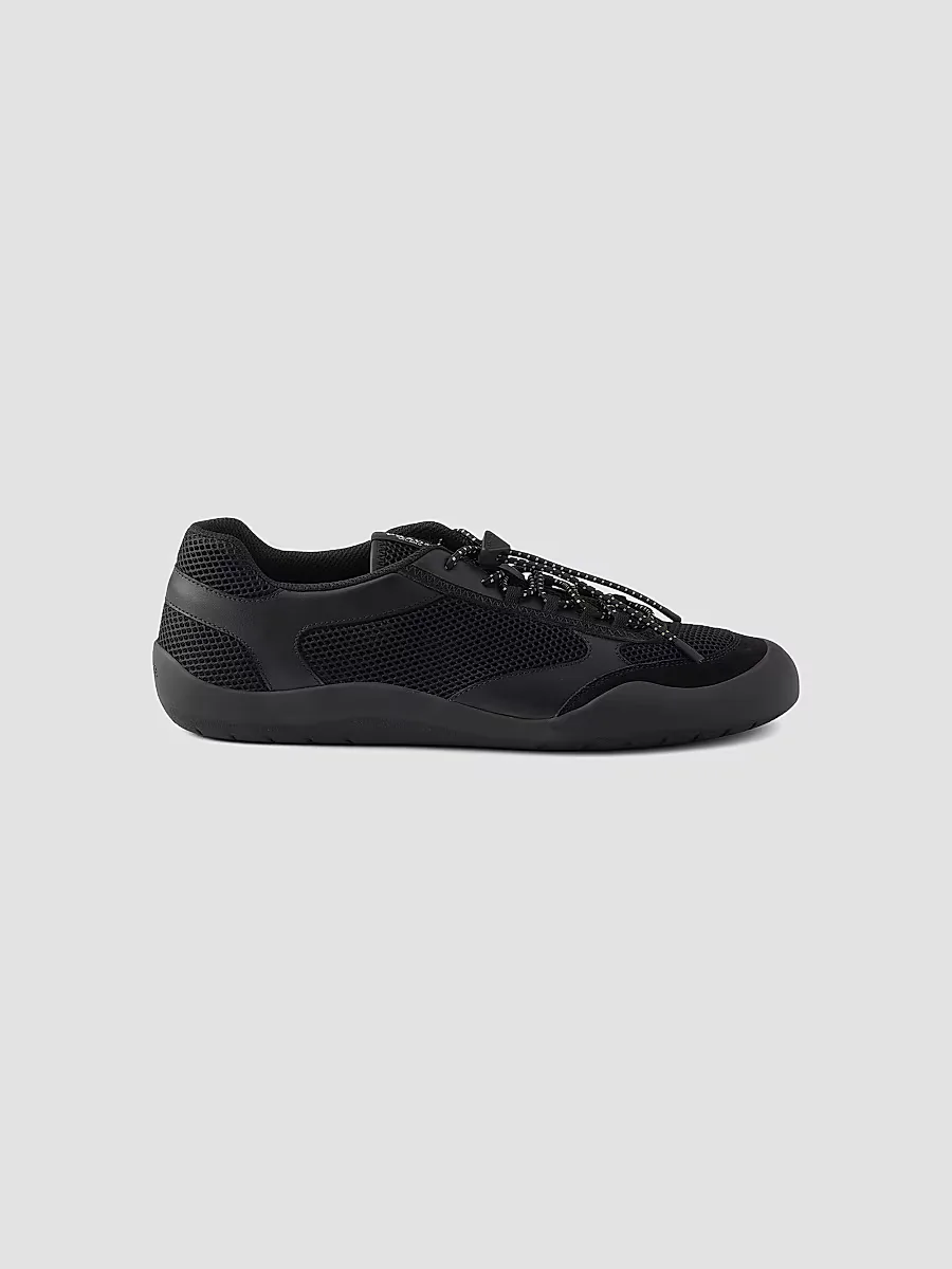 Speedrock Leather and Mesh Fabric Sneakers