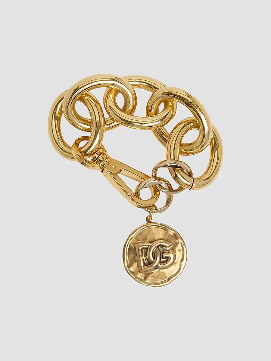 Sartoriale Goldtone Monogram Charm Bracelet by Dolce & Gabbana