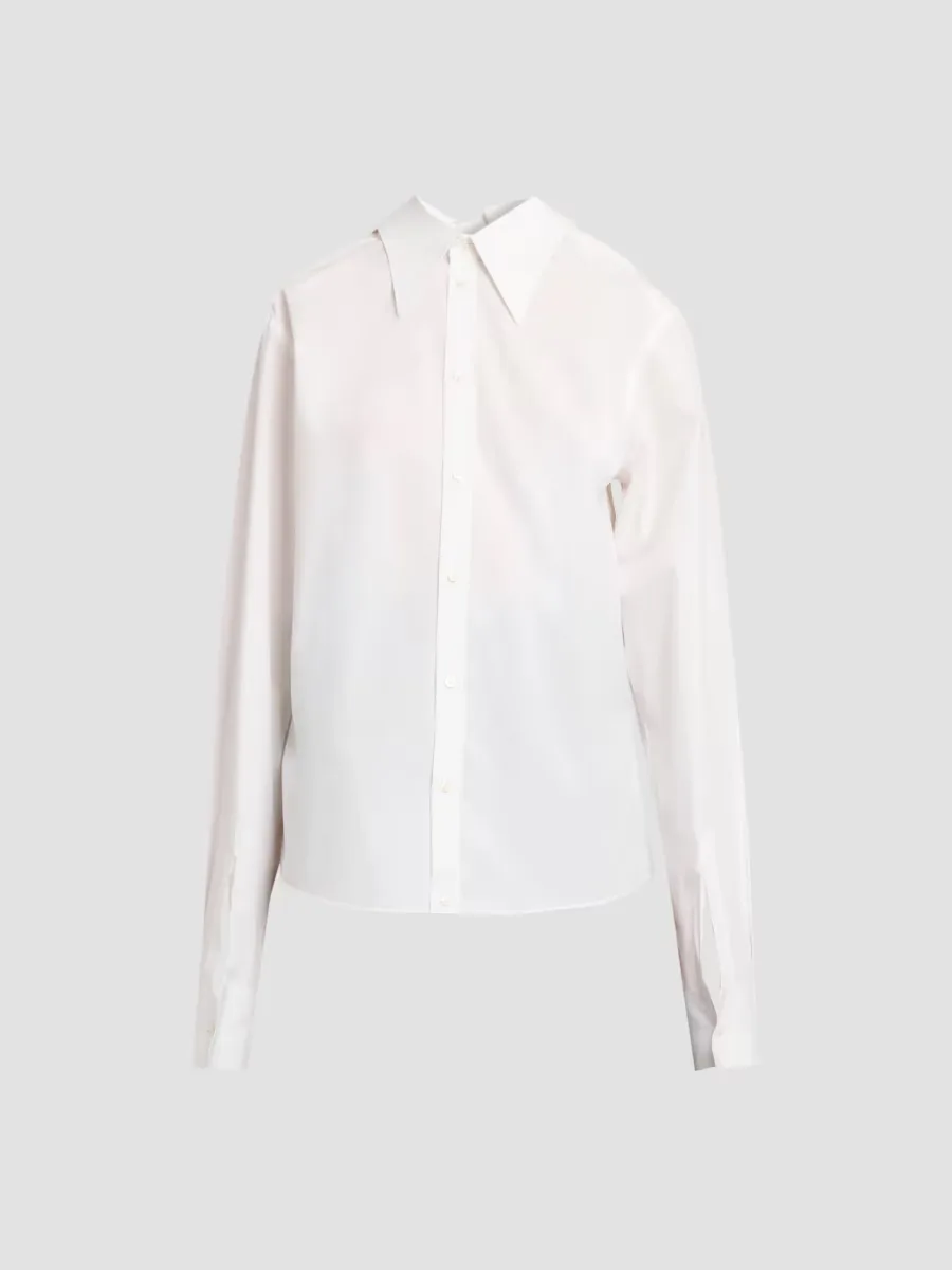 Poplin Cotton Slim Shirt