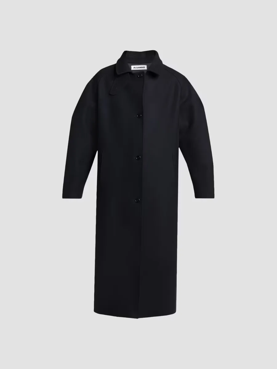 Sport Virgin Wool Long Coat by Jil Sander