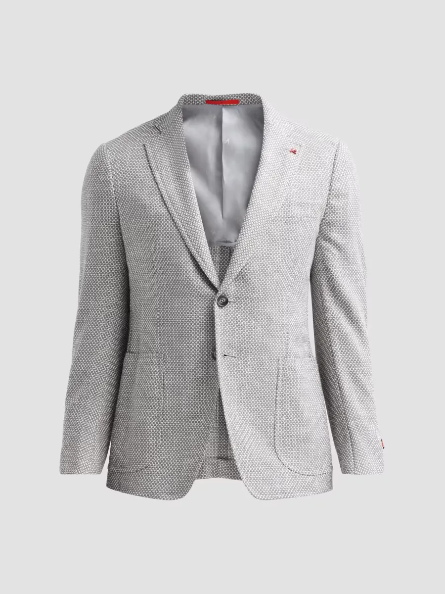 Textured Birdseye Sport Coat by Isaia