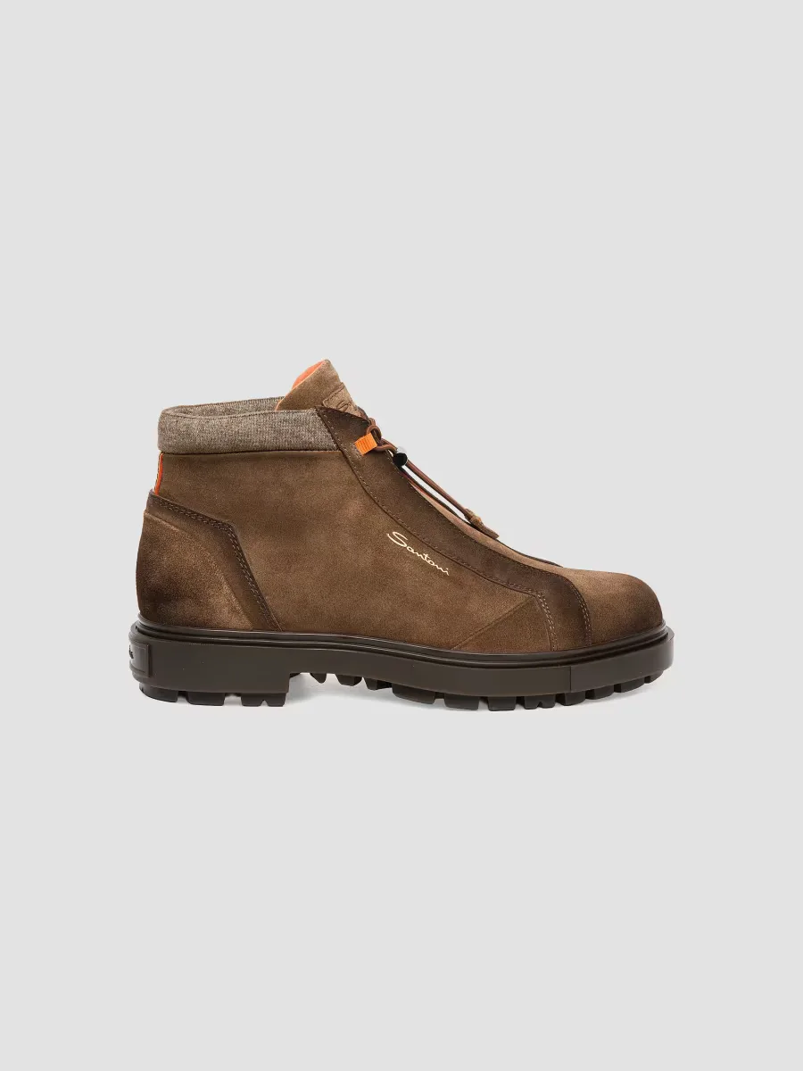 St. Moritz Suede Alpine Boots by Santoni