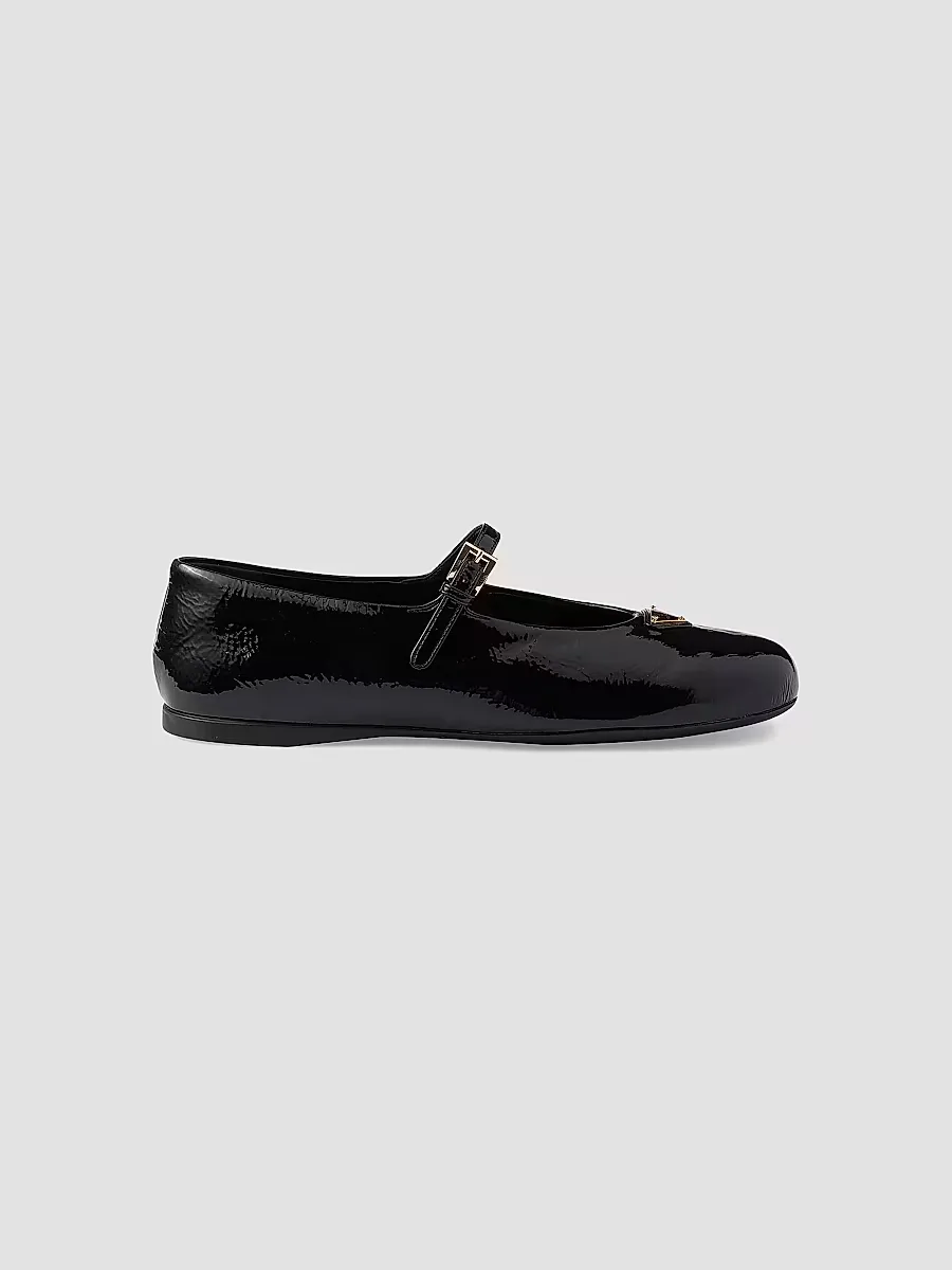 Patent Leather Ballerinas by Prada