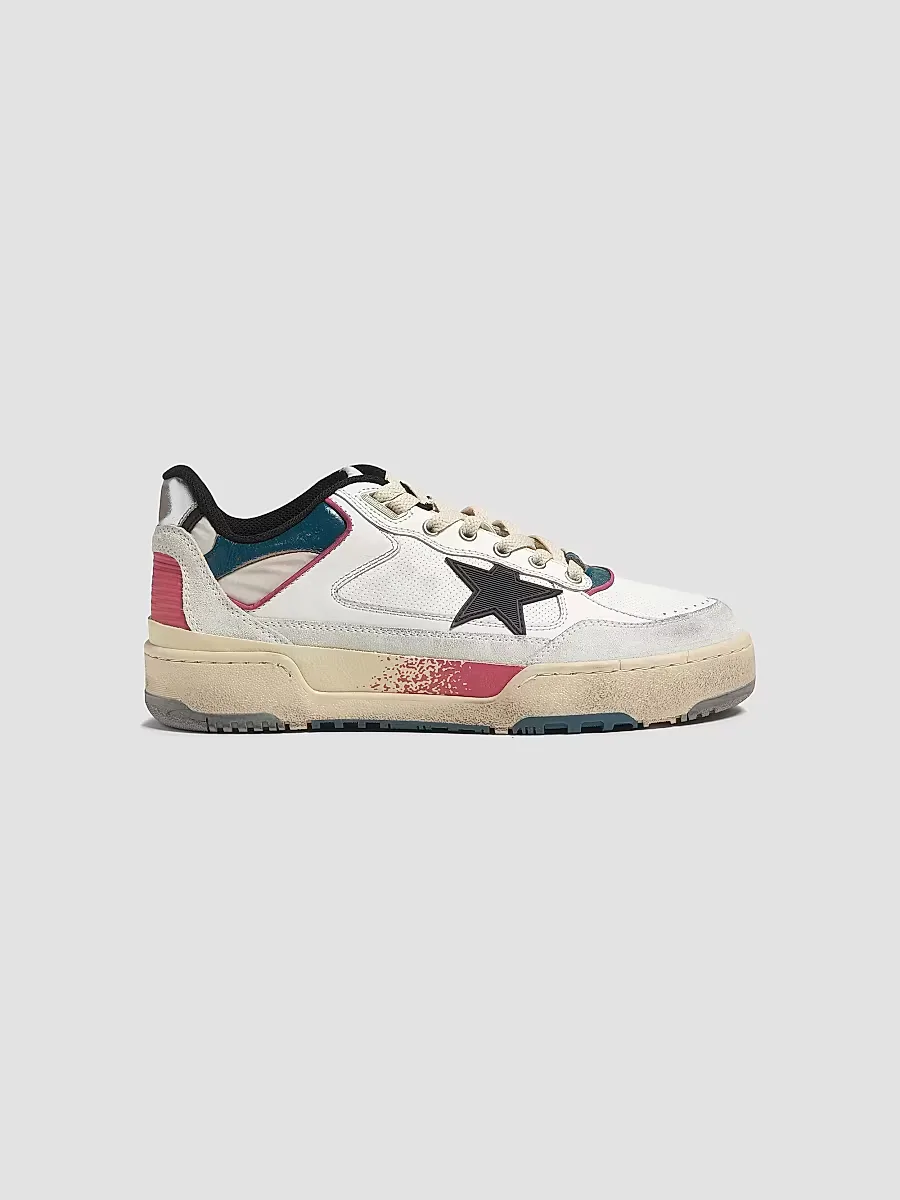 Forty2 Leather Low-Top Sneakers by Golden Goose