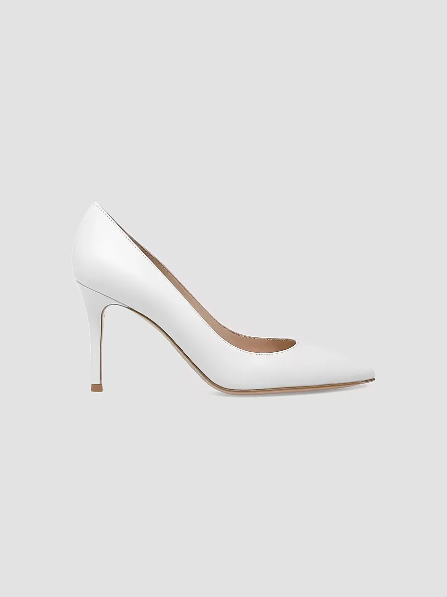 85MM Leather Stiletto Heel Pumps