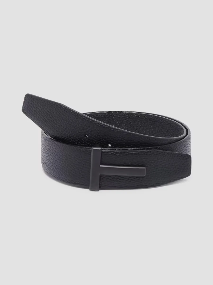 T Buckle Reversible Belt by Tom Ford