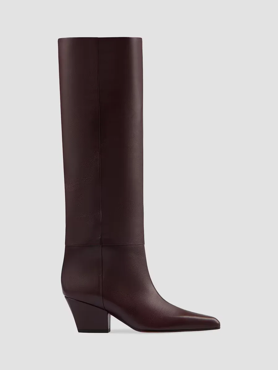 Jane Leather Knee-High Boots