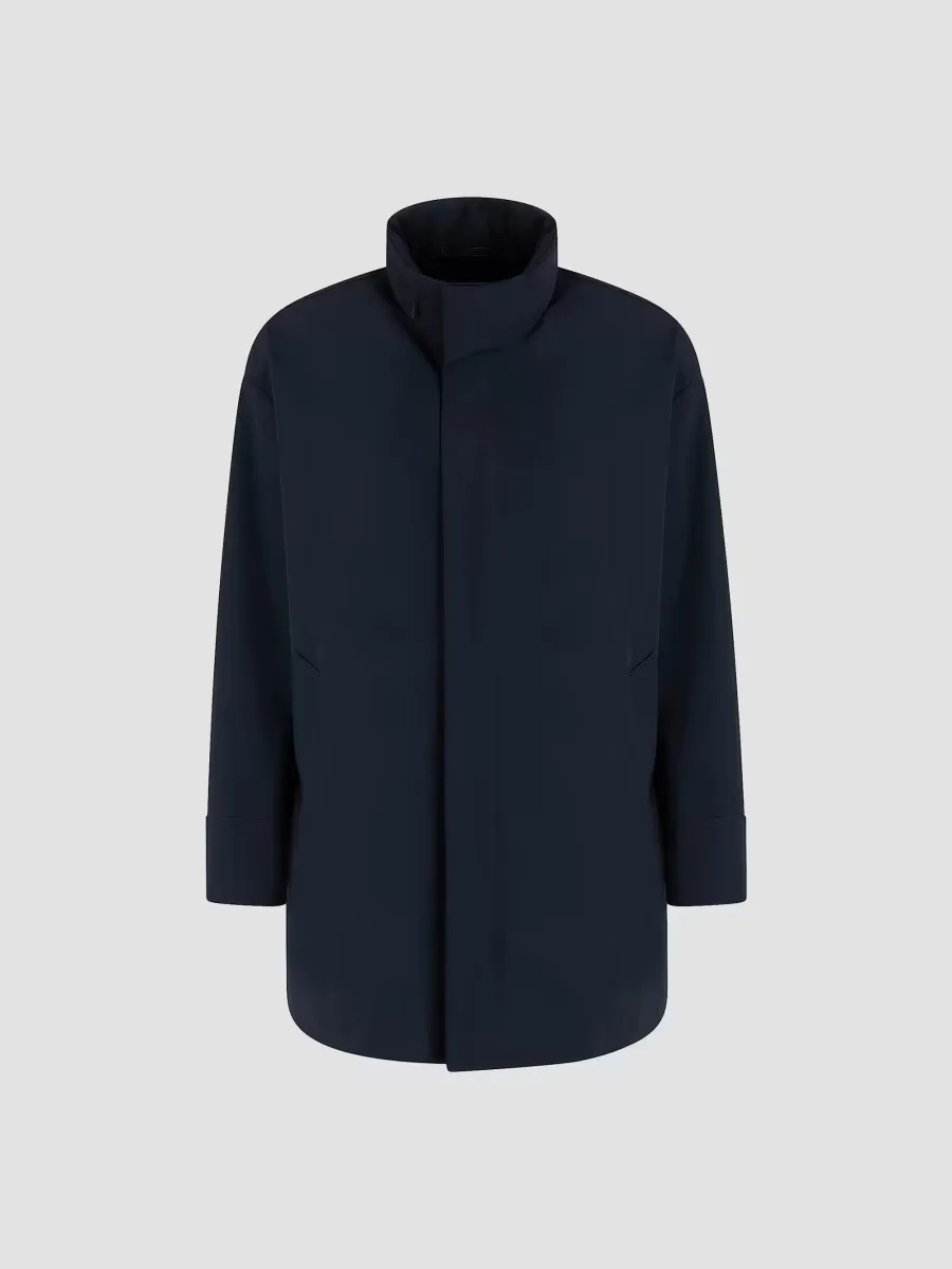 Caban Nylon-Blend Coat by Armani