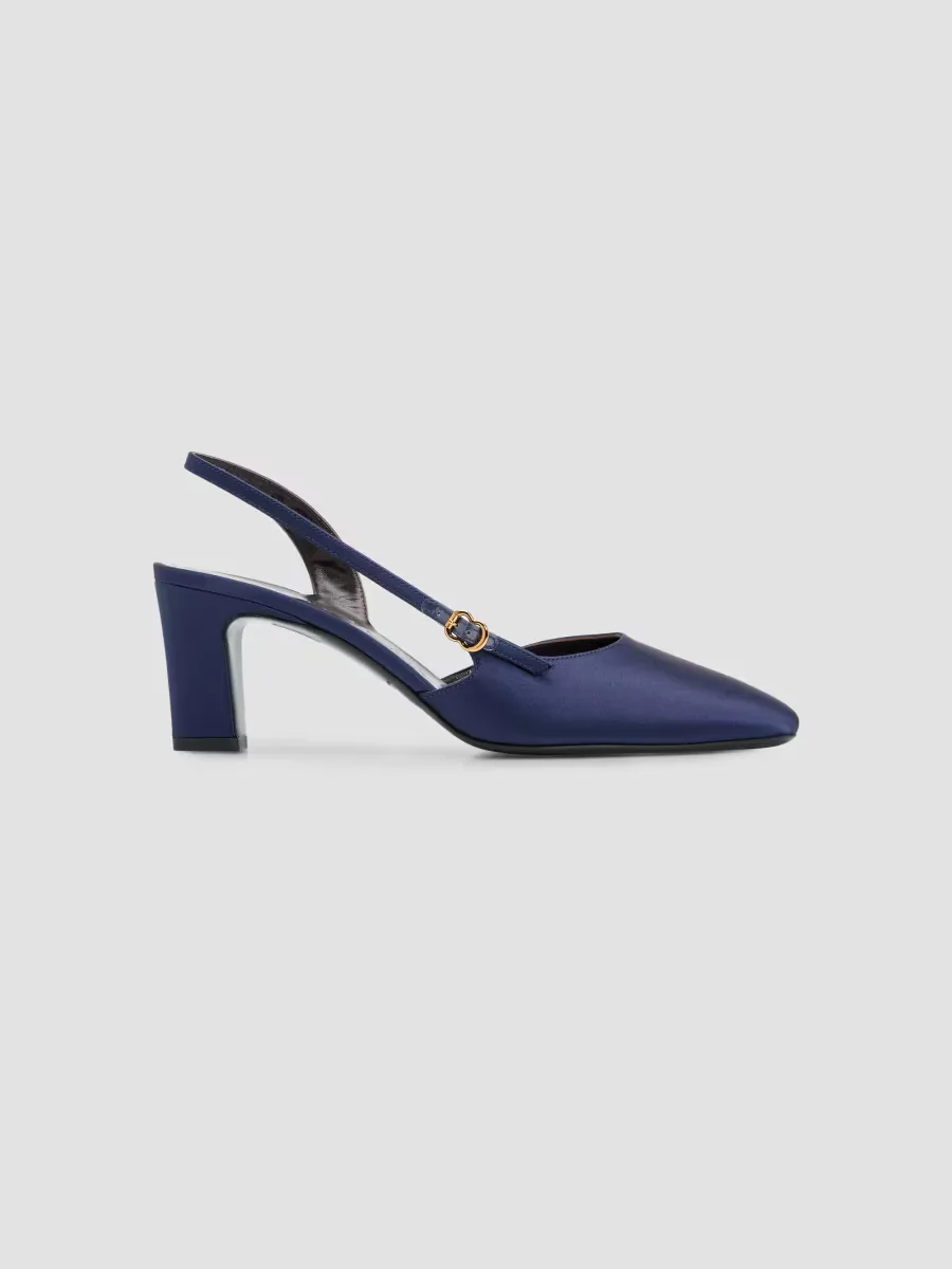 Ask Around 65MM Satin Heels by Herbert Levine