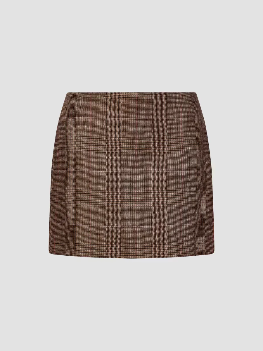 Darted Mini Skirt