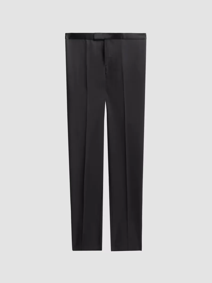 Satin-Stripe Wool Pants by Pal Zileri