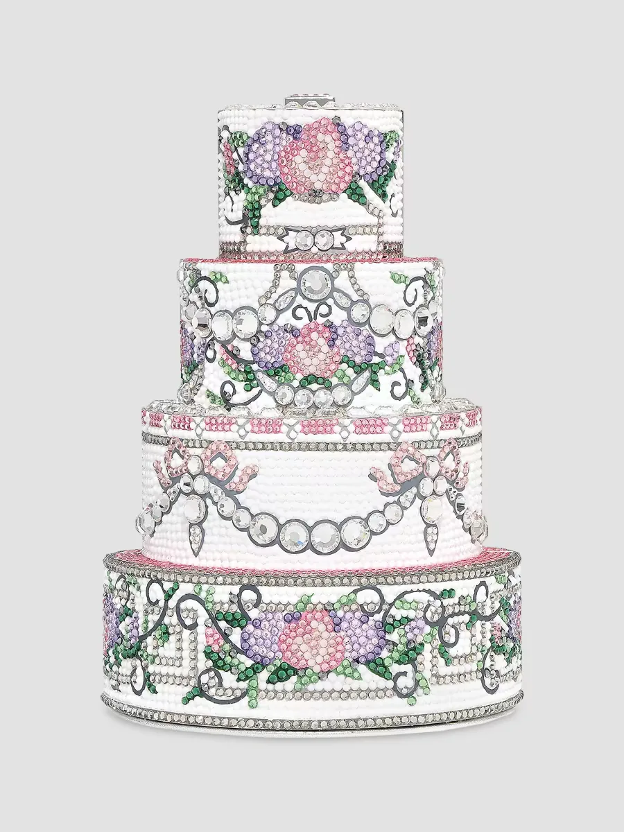 Tiered Cake Embellished Clutch