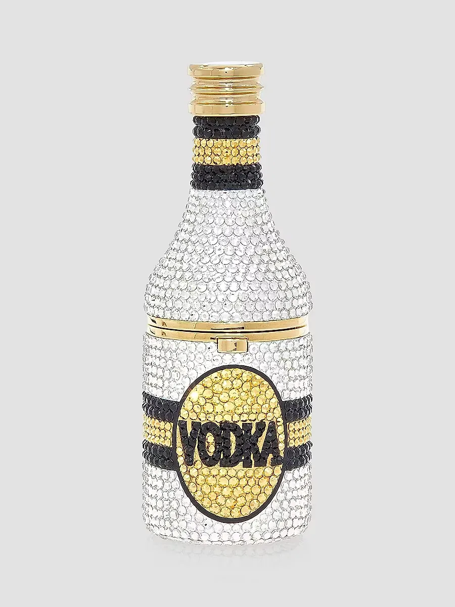 Vodka Crystal Pillbox by Judith Leiber